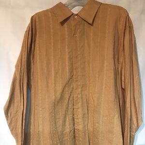 Beige yellow dress shirt